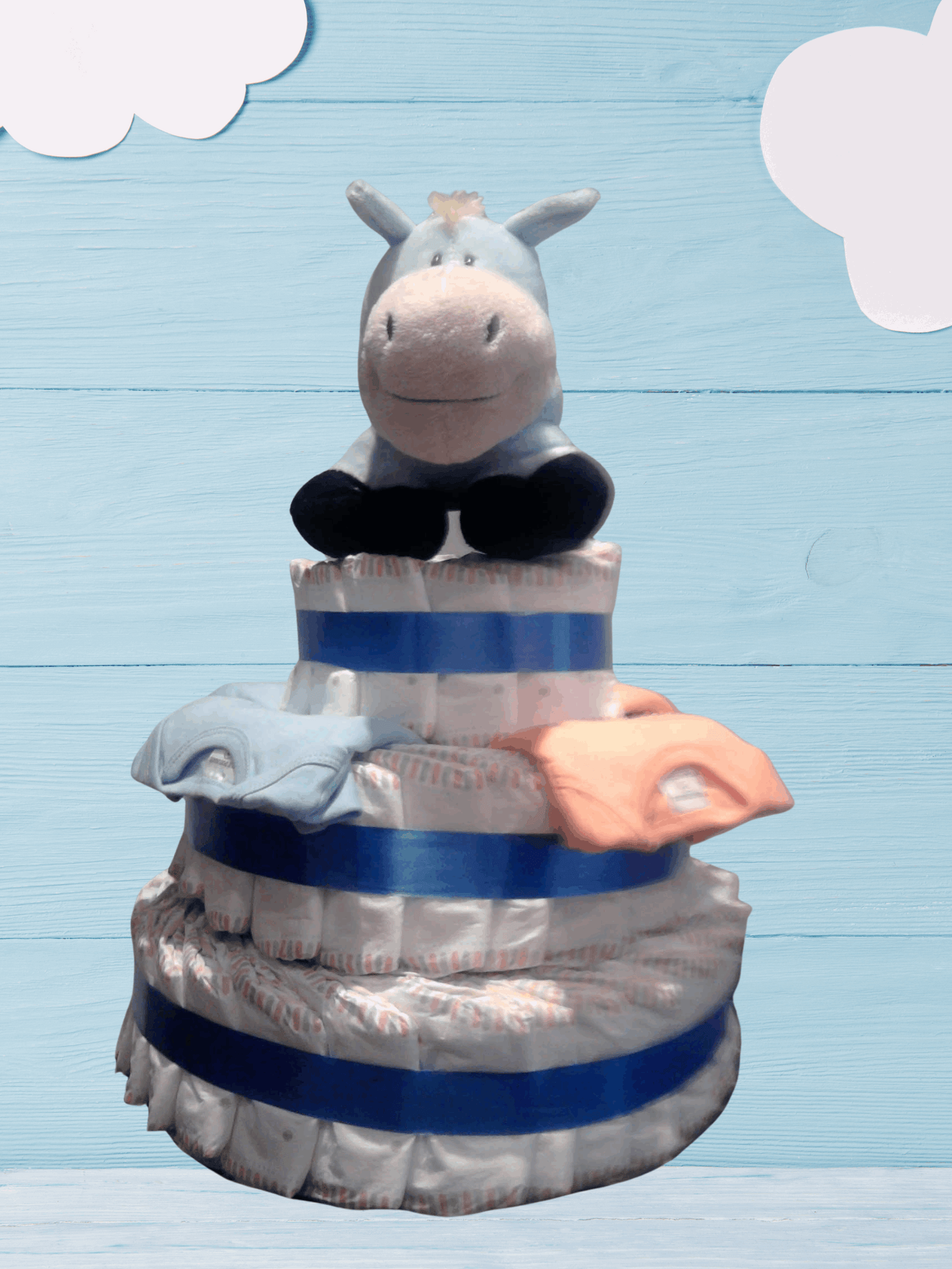 Tarta de Pañales Dodot con Peluche – Lista para Regalar