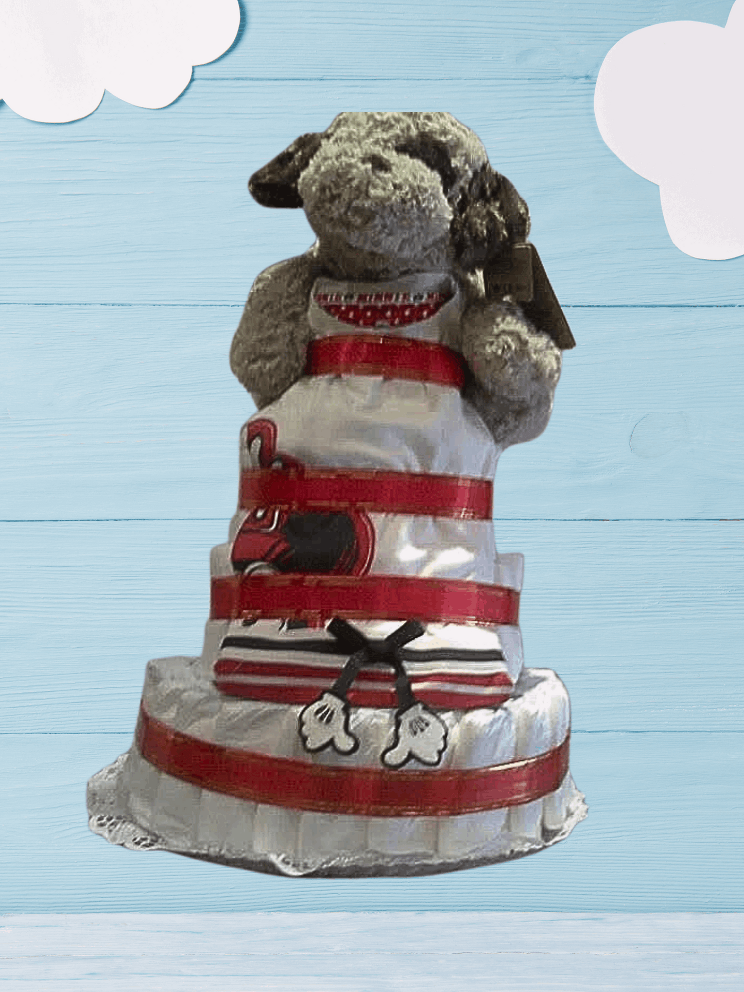 Tarta de Pañales Dodot con Peluche – Lista para Regalar
