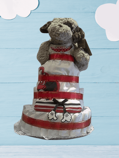 Tarta de Pañales Dodot con Peluche – Lista para Regalar