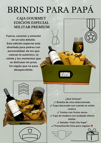Pack regalo para papá – edición militar premium personalizada