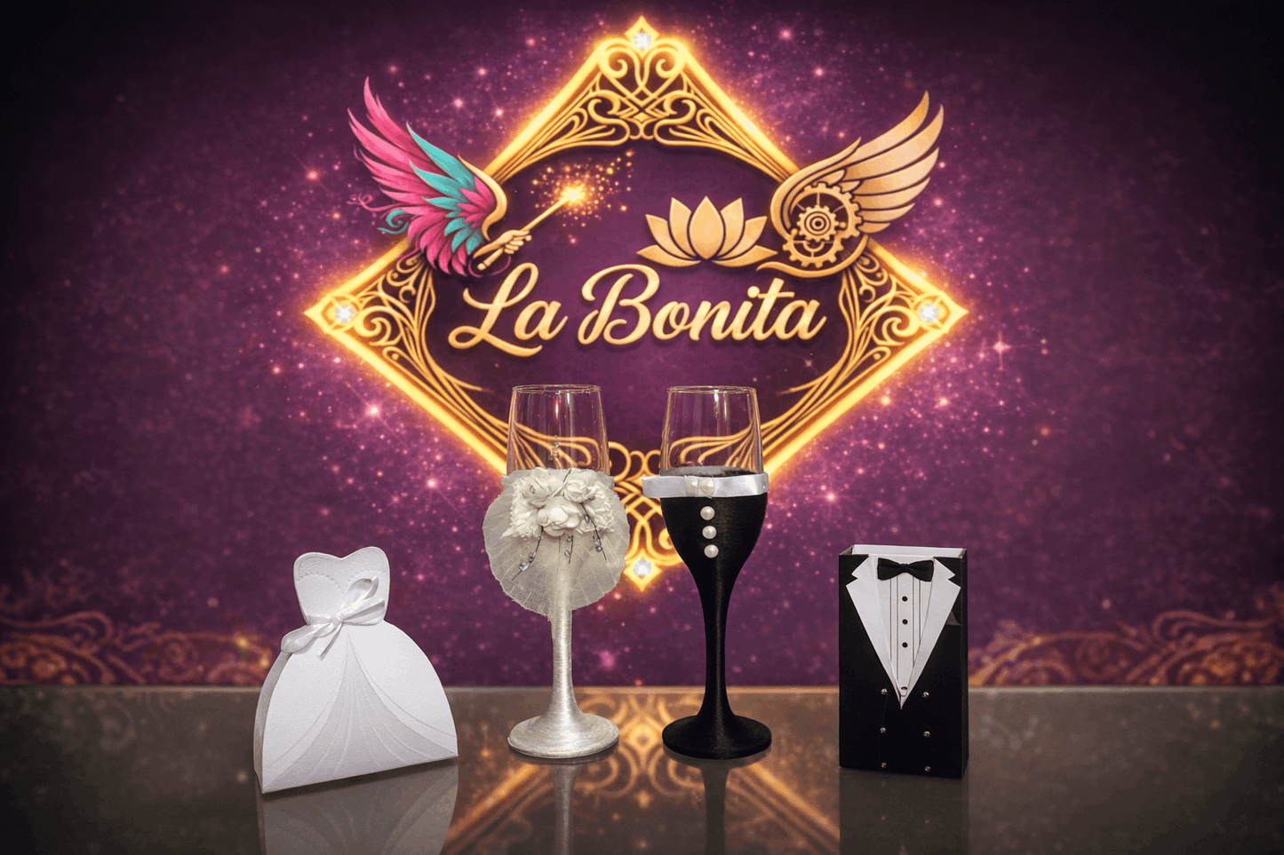 Kit para nuestro primer brindis – Regalo de bodas