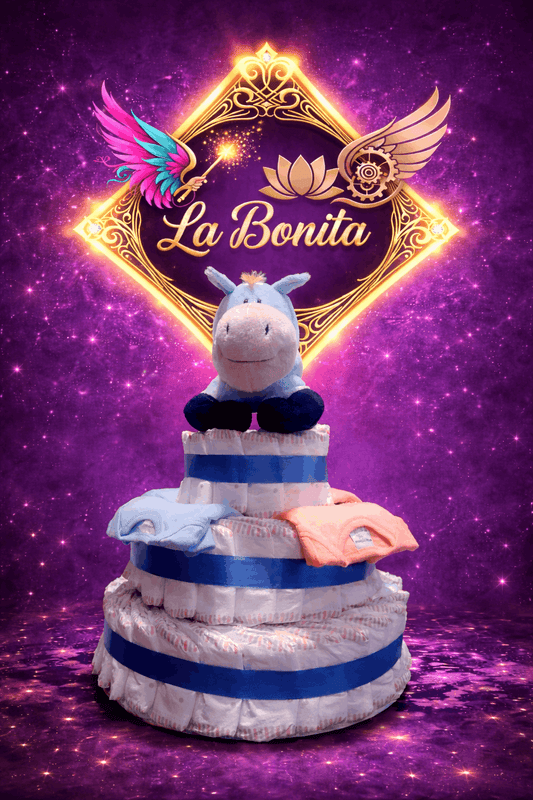 Tarta de Pañales Dodot con Peluche – Lista para Regalar