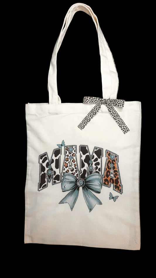 Bolso Tote Personalizado “Mamá” con Lazo – Regalo Original