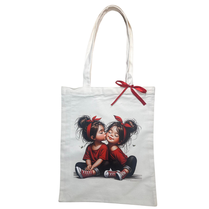 Bolso Tote Personalizado Hermanas – Un Regalo Único y Emotivo